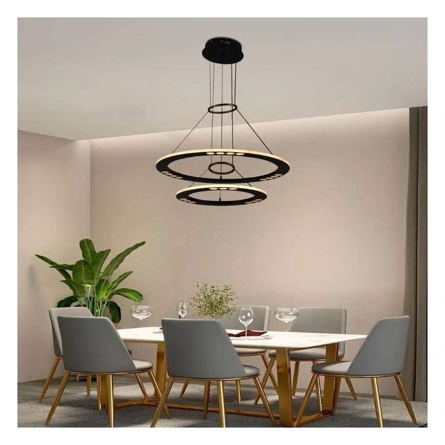 LED pendel dæmpbar LED/65W/230V 3000-6500K + fjernbetjening