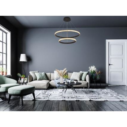 LED pendel dæmpbar LED/65W/230V 3000-6500K + fjernbetjening