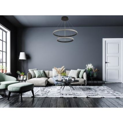 LED pendel dæmpbar LED/65W/230V 3000-6500K + fjernbetjening