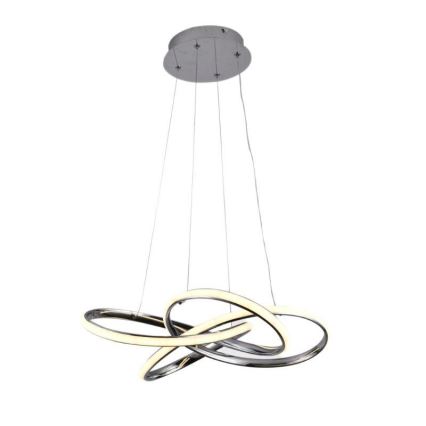 LED pendel dæmpbar LED/65W/230V 3000-6500K diameter 48 cm grå + fjernbetjening