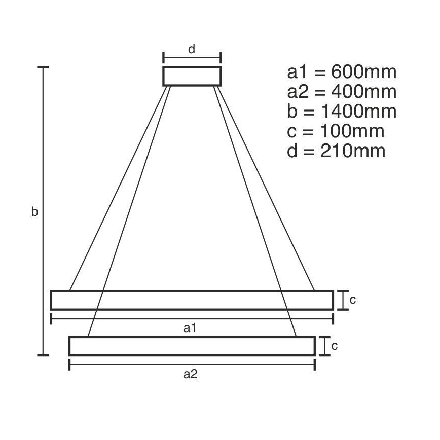 LED Krystalpendel dæmpbar LED/65W/230V 3000-6500K skinnende krom + fjernbetjening