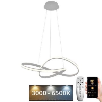 LED pendel dæmpbar LED/70W/230V 3000-6500K diameter 55 cm + fjernbetjening