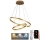 LED pendel dæmpbar LED/70W/230V 3000-6500K diameter 60 cm + fjernbetjening