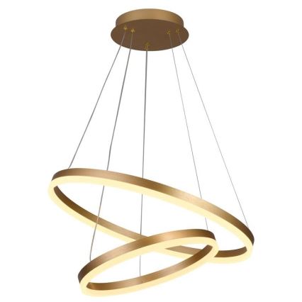 LED pendel dæmpbar LED/70W/230V 3000-6500K diameter 60 cm + fjernbetjening