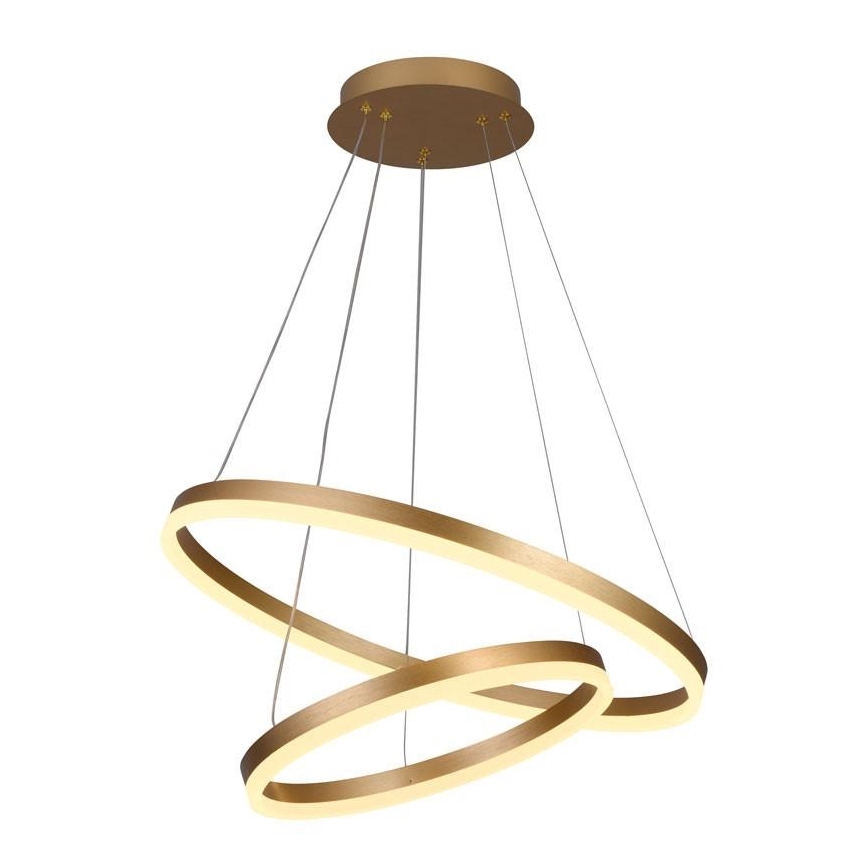 LED pendel dæmpbar LED/70W/230V 3000-6500K diameter 60 cm + fjernbetjening
