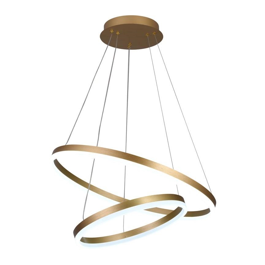 LED pendel dæmpbar LED/70W/230V 3000-6500K diameter 60 cm + fjernbetjening