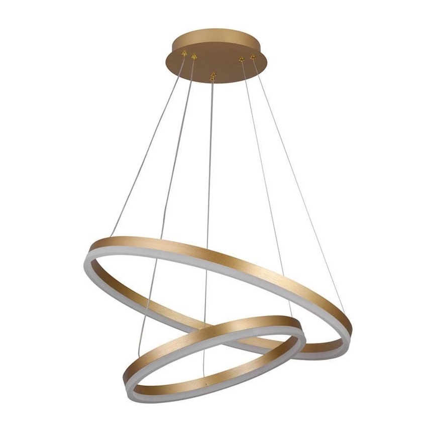 LED pendel dæmpbar LED/70W/230V 3000-6500K diameter 60 cm + fjernbetjening