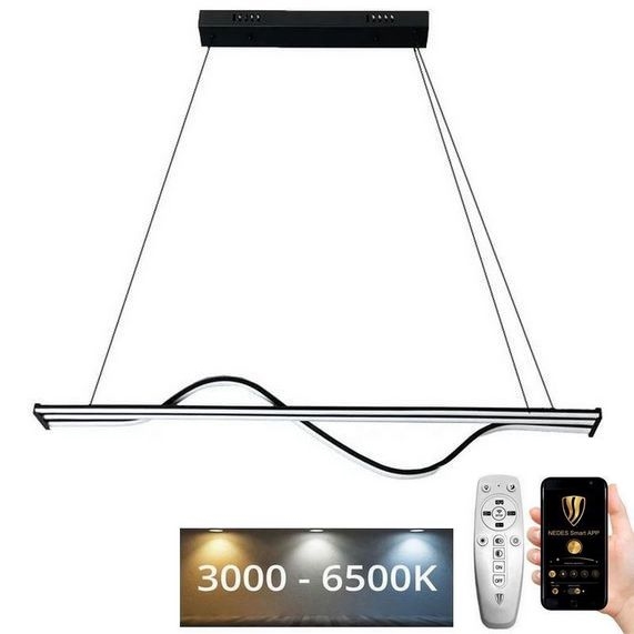 LED pendel dæmpbar LED/70W/230V 3000-6500K + fjernbetjening