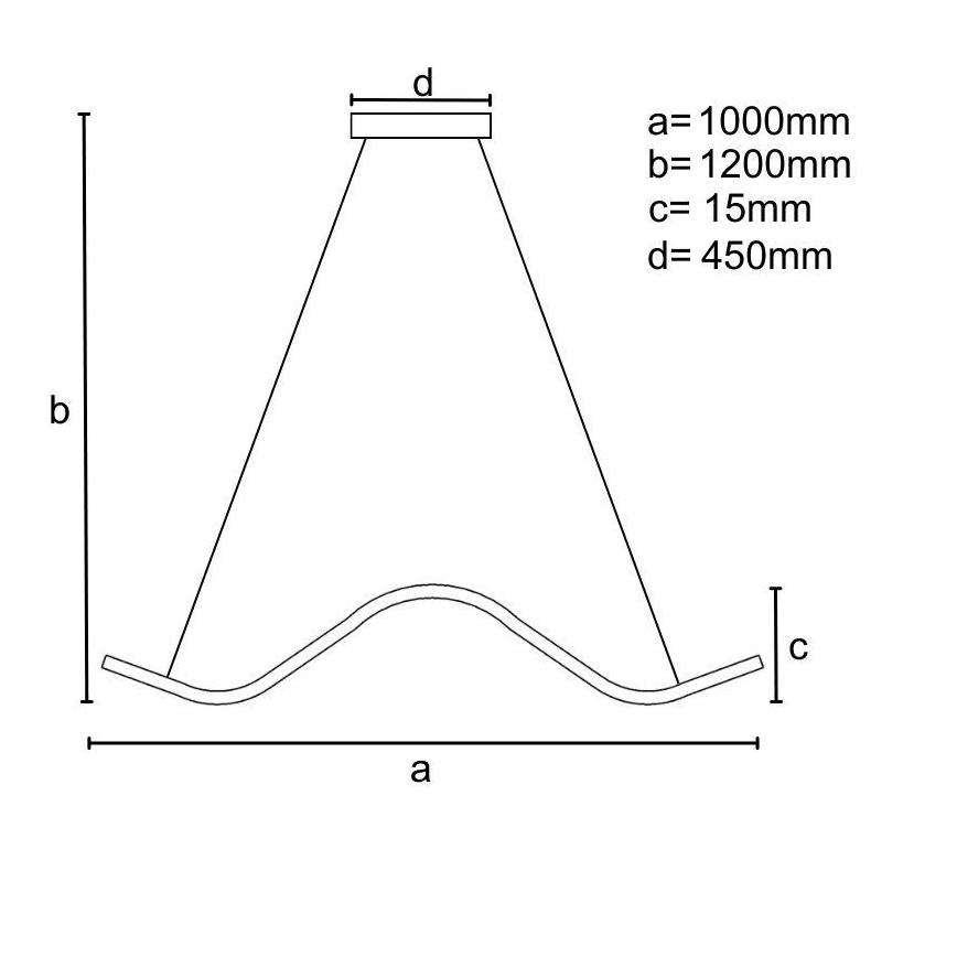 LED pendel dæmpbar LED/70W/230V 3000-6500K + fjernbetjening