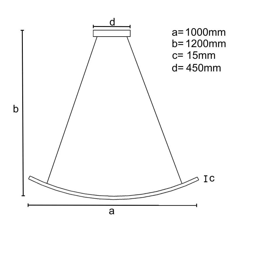LED pendel dæmpbar LED/70W/230V 3000-6500K + fjernbetjening
