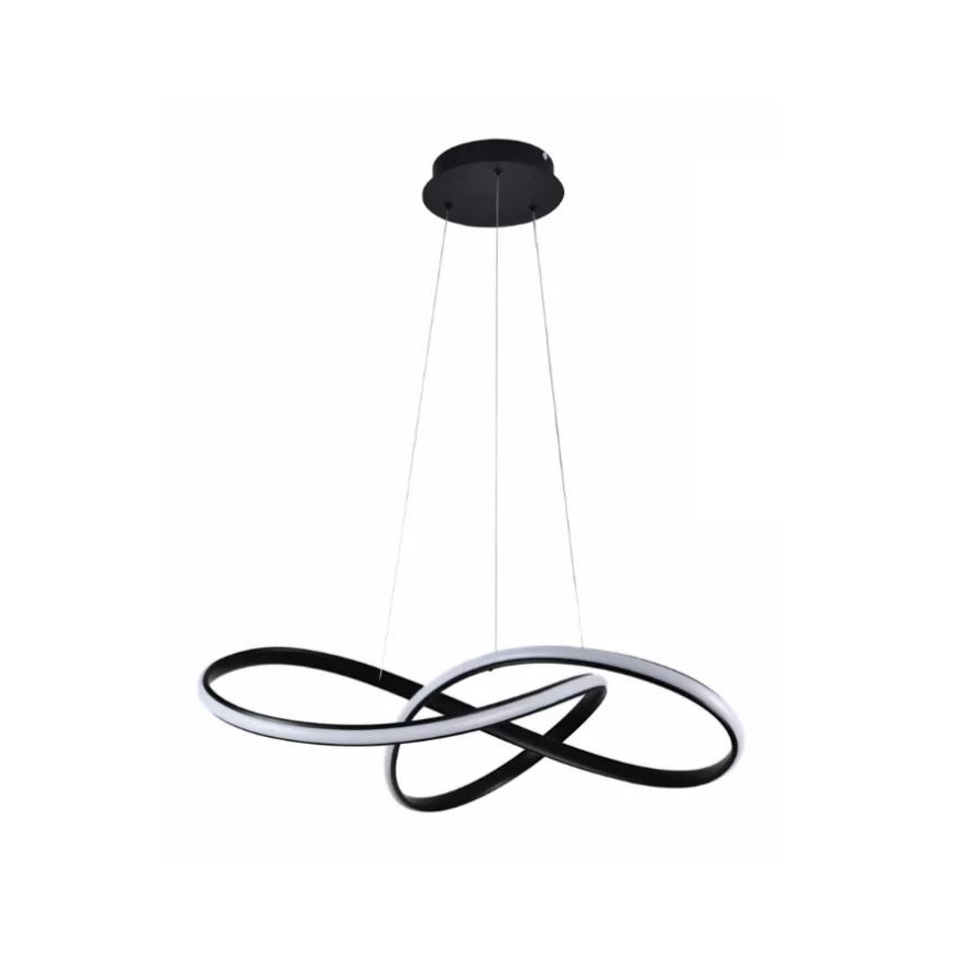 LED pendel dæmpbar LED/70W/230V 3000-6500K sort + fjernbetjening