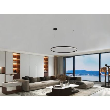 LED pendel dæmpbar LED/72W/230V 3000-6500K + fjernbetjening