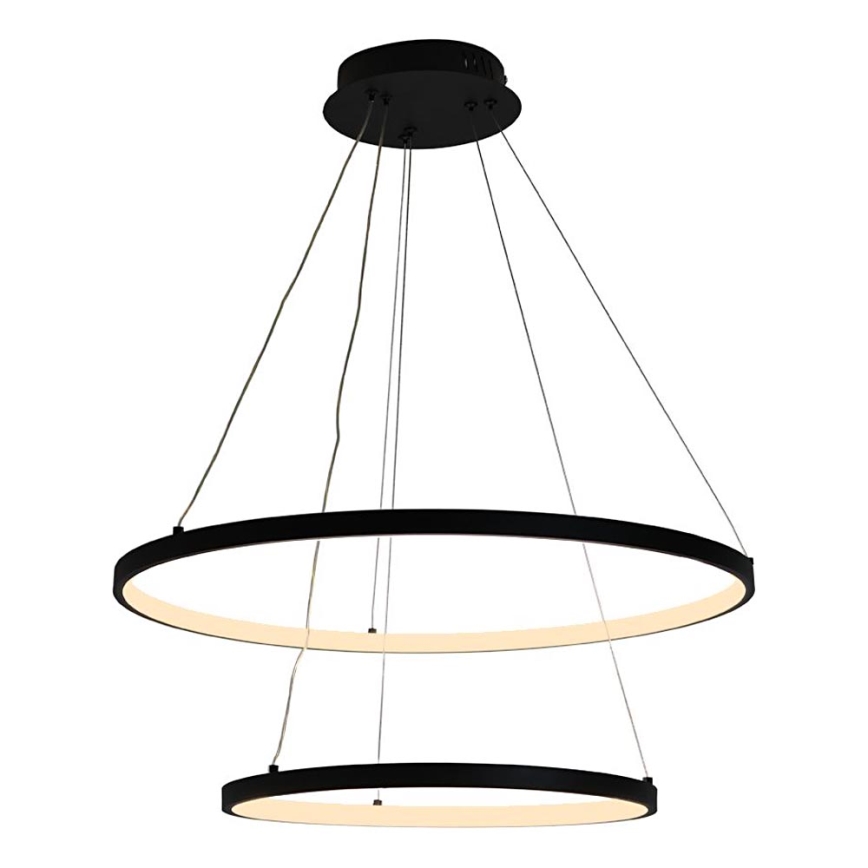 LED pendel dæmpbar LED/75W/230V 3000-6500K diameter 60 cm + fjernbetjening