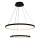 LED pendel dæmpbar LED/75W/230V 3000-6500K diameter 60 cm + fjernbetjening
