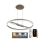 LED pendel dæmpbar LED/75W/230V 3000-6500K + fjernbetjening