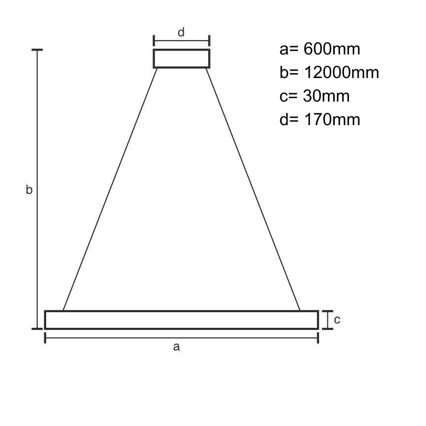 LED pendel dæmpbar LED/75W/230V 3000-6500K + fjernbetjening