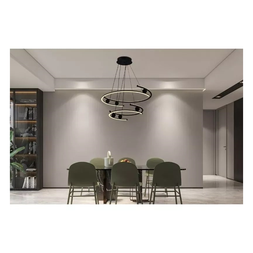 LED pendel dæmpbar LED/80W/230V 3000-6500K + fjernbetjening
