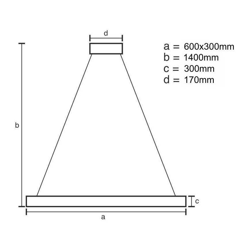 LED krystalpendel dæmpbar LED/80W/230V 3000-6500K guldfarvet + fjernbetjening