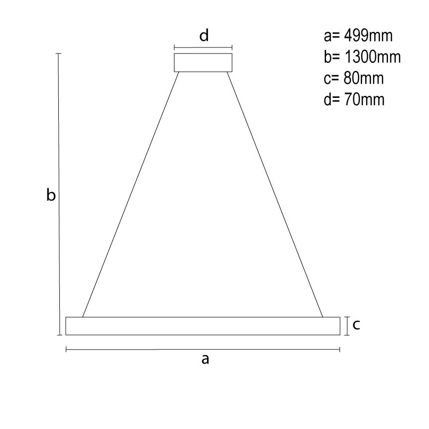 LED Dæmpbar krystal pendel på snor LED/80W/230V 3000-6500K hvid + fjernbetjening
