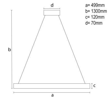 LED Dæmpbar krystal pendel på snor LED/80W/230V 3000-6500K hvid + fjernbetjening