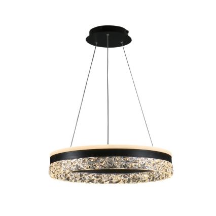 LED pendel dæmpbar LED/80W/230V 3000-6500K sort + fjernbetjening