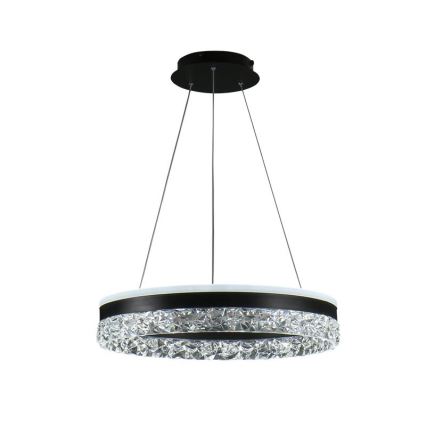 LED pendel dæmpbar LED/80W/230V 3000-6500K sort + fjernbetjening