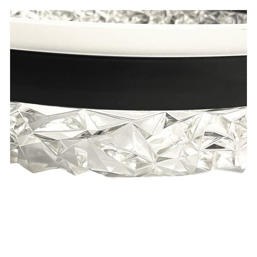 LED pendel dæmpbar LED/80W/230V 3000-6500K sort + fjernbetjening