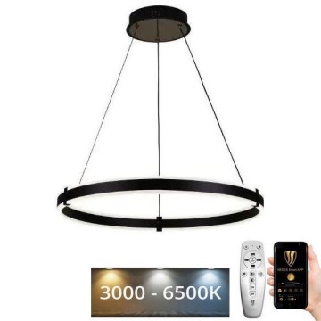 LED pendel dæmpbar LED/85W/230V 3000-6500K diameter 60 cm + fjernbetjening