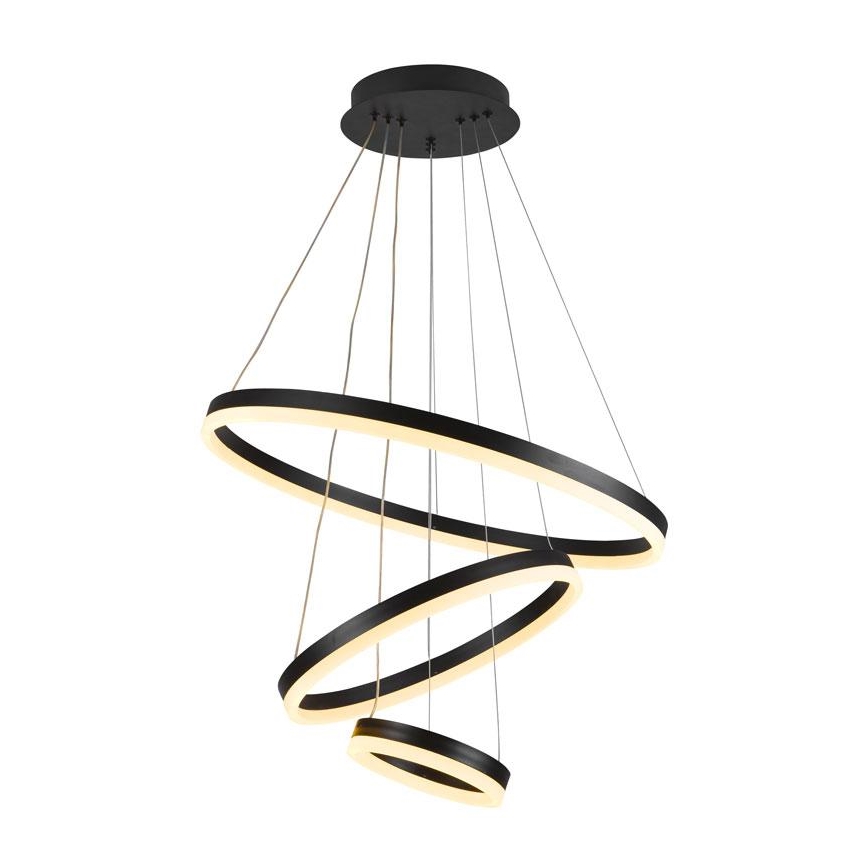 LED pendel dæmpbar LED/85W/230V 3000-6500K diameter 60 cm + fjernbetjening
