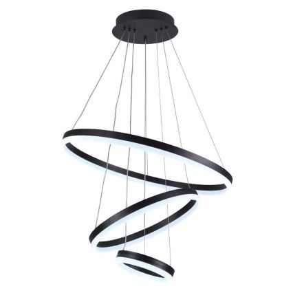 LED pendel dæmpbar LED/85W/230V 3000-6500K diameter 60 cm + fjernbetjening
