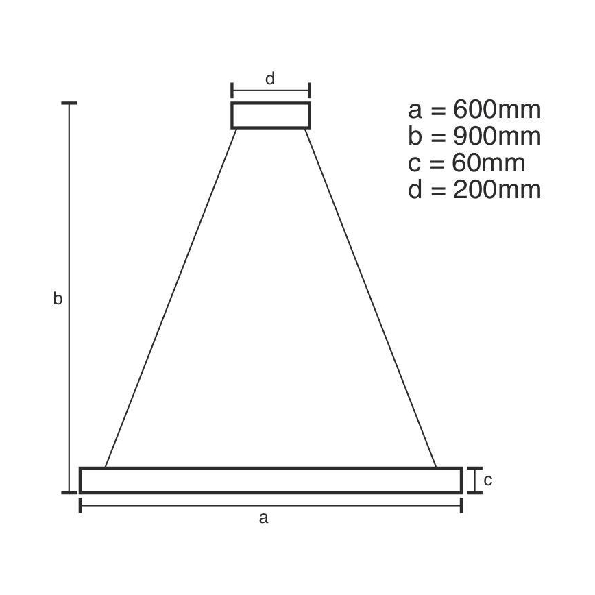 LED pendel dæmpbar LED/85W/230V 3000-6500K + fjernbetjening