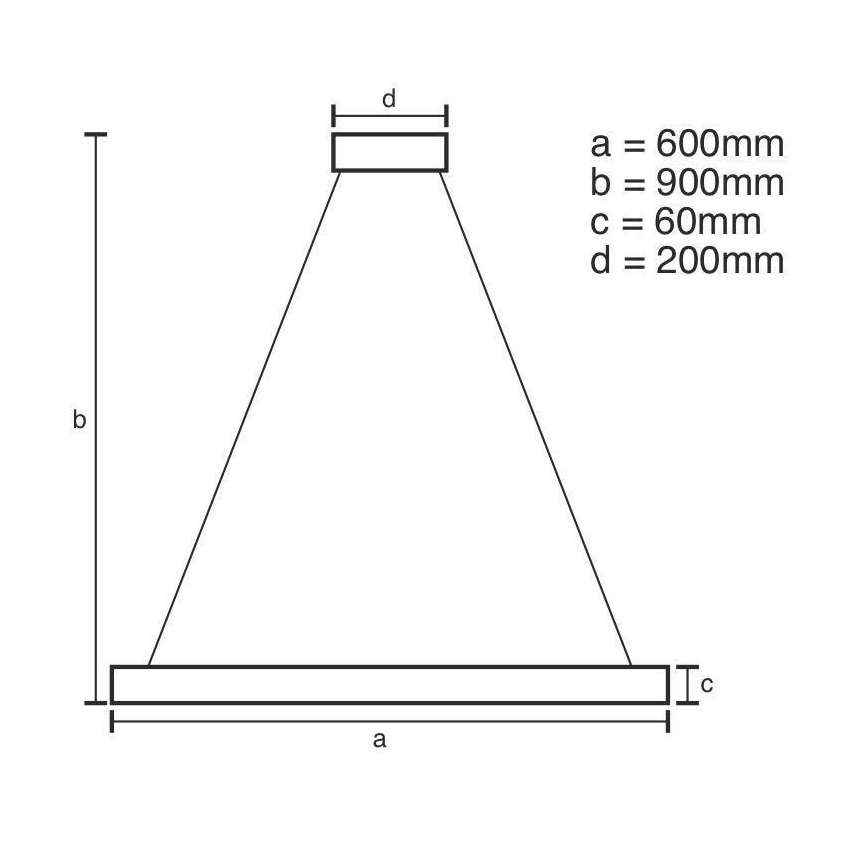 LED pendel dæmpbar LED/85W/230V 3000-6500K + fjernbetjening