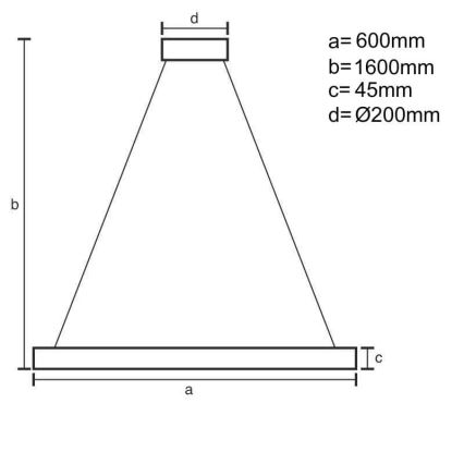 LED pendel dæmpbar LED/85W/230V 3000-6500K + fjernbetjening