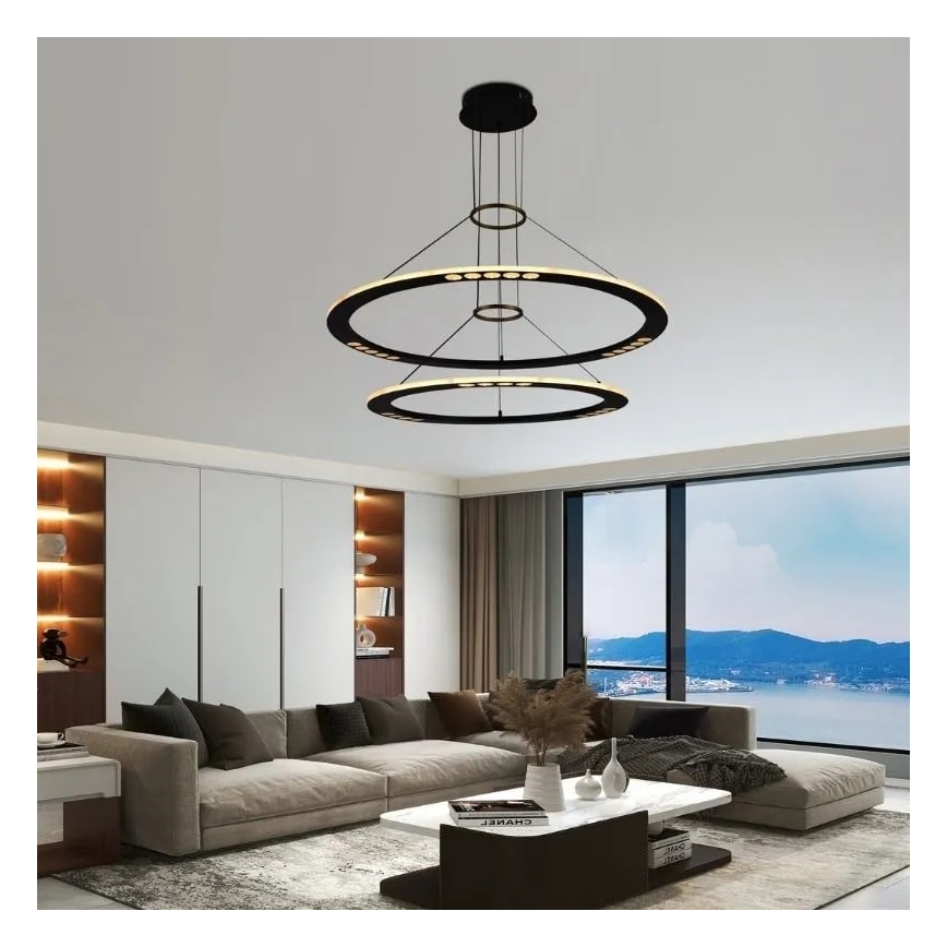 LED pendel dæmpbar LED/90W/230V 3000-6500K + fjernbetjening