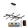 LED pendel dæmpbar LED/90W/230V 3000-6500K + fjernbetjening