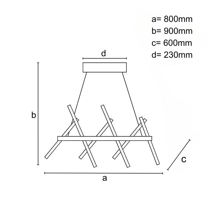 LED pendel dæmpbar LED/90W/230V 3000-6500K + fjernbetjening