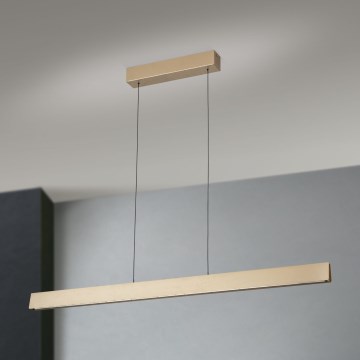 LED pendel dæmpbar TARA LED/44W/230V 2700/3800/4500/5700K guldfarvet