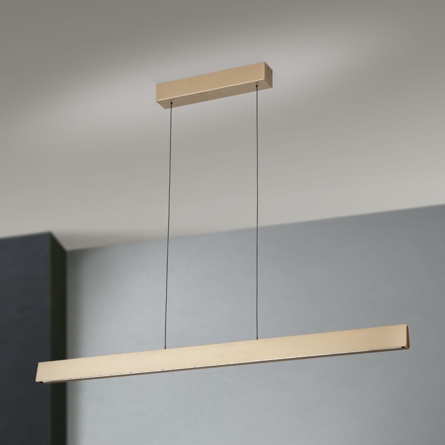 LED pendel dæmpbar TARA LED/44W/230V 2700/3800/4500/5700K guldfarvet