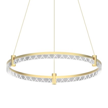 LED pendel ELEGANCE LED/36W/230V diameter 60 cm guldfarvet