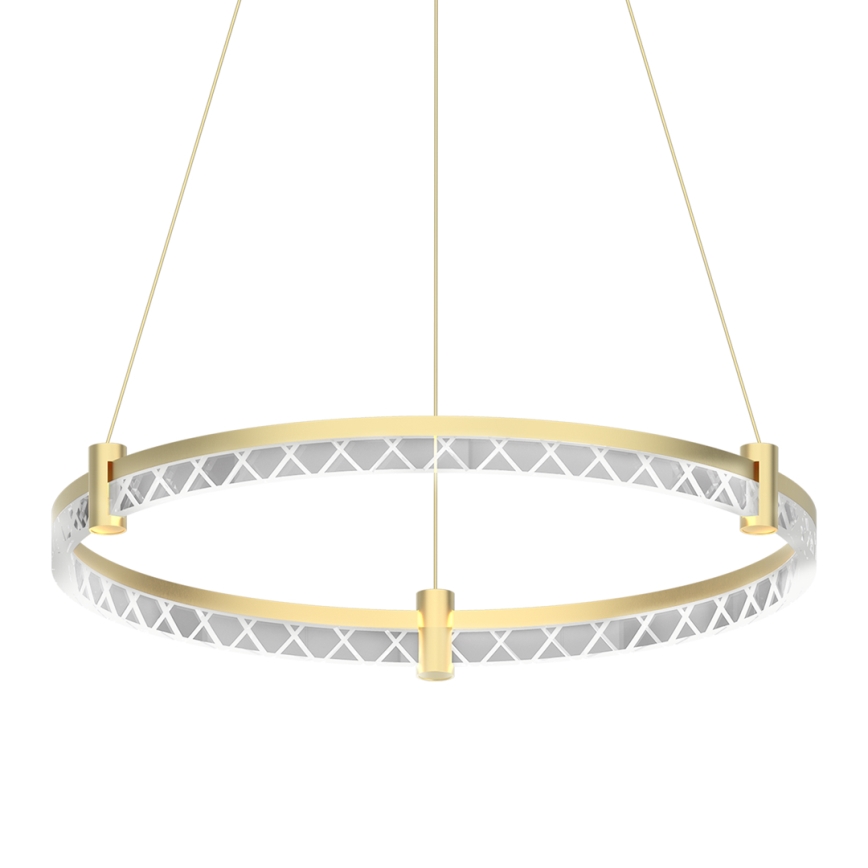 LED pendel ELEGANCE LED/36W/230V diameter 60 cm guldfarvet