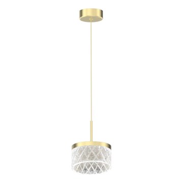 LED pendel ELEGANCE LED/9W/230V diameter 15 cm guldfarvet