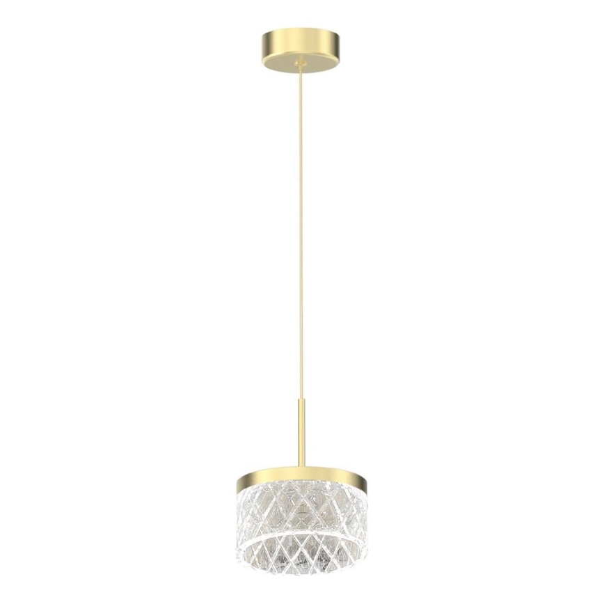 LED pendel ELEGANCE LED/9W/230V diameter 15 cm guldfarvet