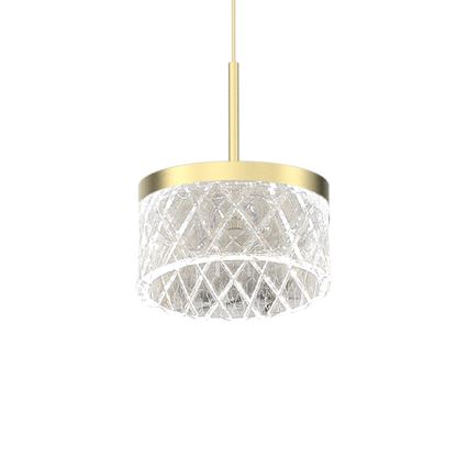 LED pendel ELEGANCE LED/9W/230V diameter 15 cm guldfarvet