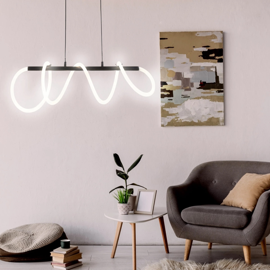 LED pendel EMMA LED/38W/230V sort