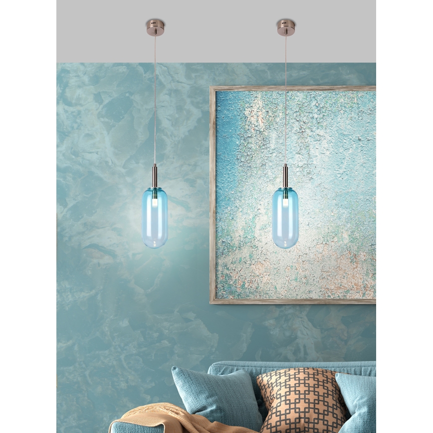 LED pendel FIUGGI LED/6W/230V blå