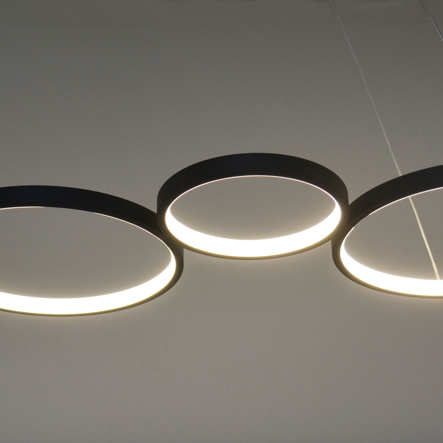 LED pendel FLAMENCO LED/42W/230V 4000K sort