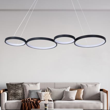 LED pendel FLAMENCO LED/42W/230V 4000K sort