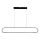 LED pendel FRAME LED/42W/230V sort