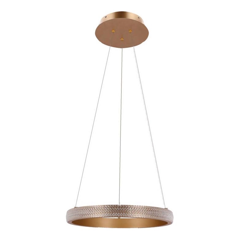 LED pendel HASHIM LED/22W/230V diameter 40 cm kobber