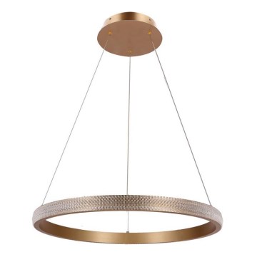 LED pendel HASHIM LED/34W/230V diameter 60 cm kobber